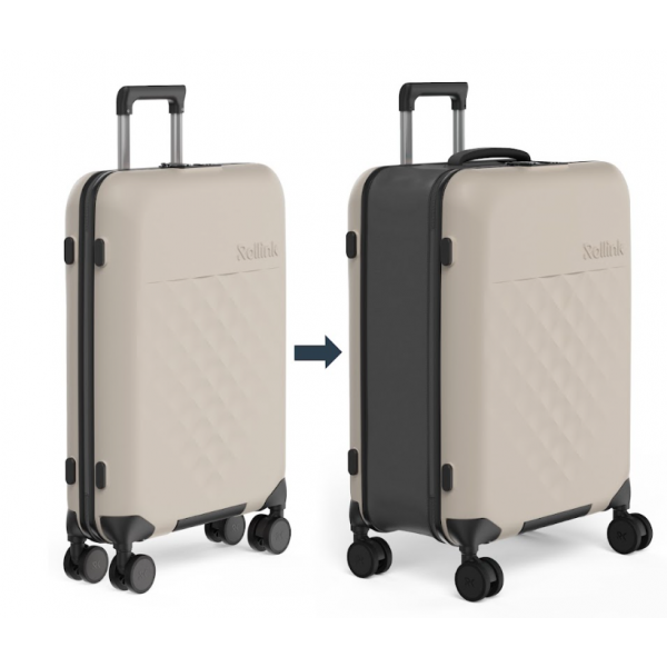 Rollink Flex 360° 29吋 4輪摺疊行李箱 (暖灰色)